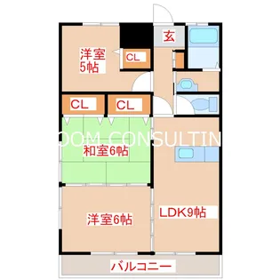 鹿児島県霧島市国分松木町【アパート】の間取り