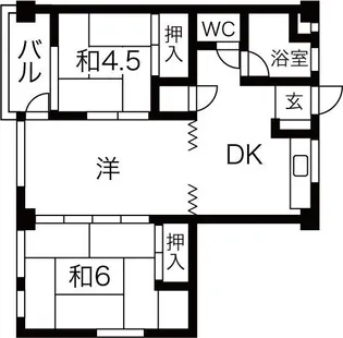 愛知県名古屋市守山区町北【マンション】の間取り