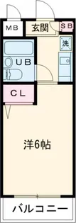 菱和パレス世田谷千歳台【1階】の間取り