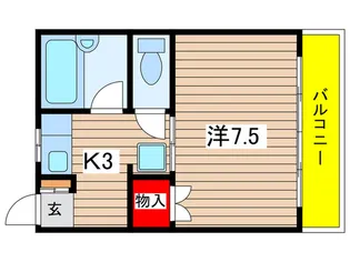 ヴァンヴェ-ルの間取り