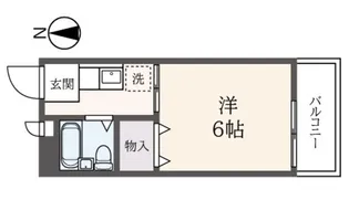 ハイツウェルA棟【1階】の間取り