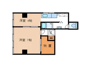 上山ビルの間取り