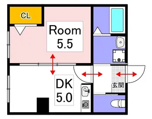 磨屋町きく井ビル【4階】の間取り