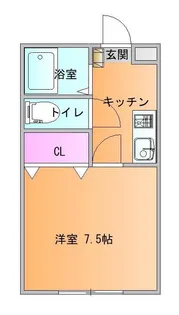 クレール 2【1階】の間取り