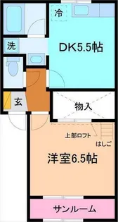 マーベラスA【1階】の間取り