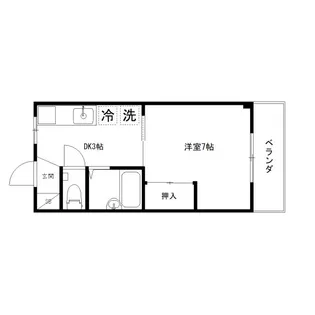 ハイシティー湖山 I【1階】の間取り