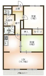 川崎マンション 壱番館【3階】の間取り