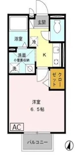 M’Sエクレール【2階】の間取り