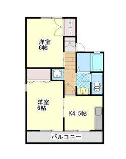 サザンクロスII【2階】の間取り