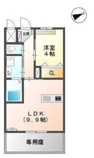 福岡県久留米市櫛原町【アパート】の間取り