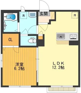 オークプレイス【2階】の間取り