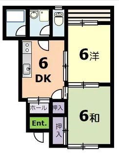 菊川フォレスト【1階】の間取り