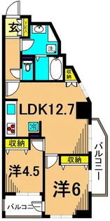 センチュリープラチナマンション大井町【3階】の間取り