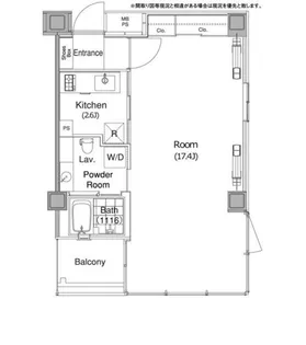 エルスタンザ代官山【14階】の間取り