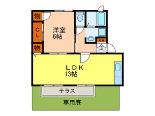 カリヨン【1階】の間取り