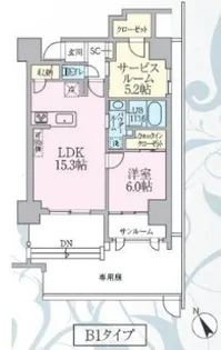埼玉県新座市野火止5【マンション】の間取り