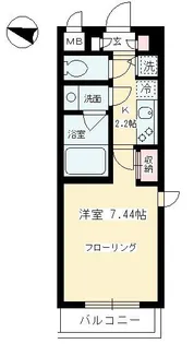 ラ・グランドゥール白金【4階】の間取り