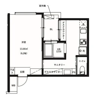 reve大津朝倉【1階】の間取り