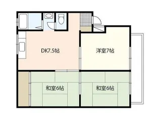 パールハイツ【3階】の間取り