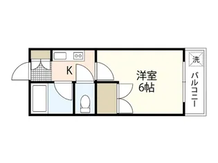 アルヴェール庚午【3階】の間取り
