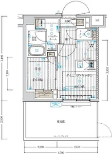 ブライズ鷺沼の間取り