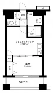 デュオ・スカーラ東陽町【2階】の間取り