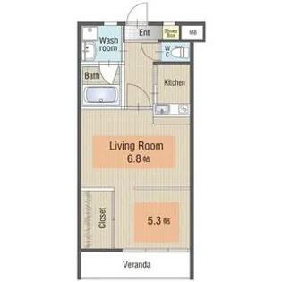 U・TOPIA HILLS【4階】の間取り