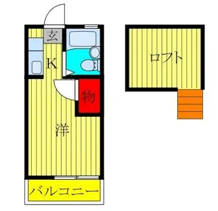 千葉県千葉市若葉区千城台東2【アパート】の間取り