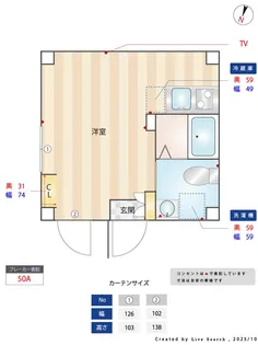 東京都杉並区方南1【マンション】の間取り