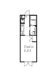 ラティエラ西蒲田【3階】の間取り