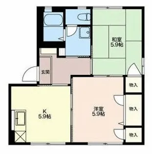 城の里 D【1階】の間取り