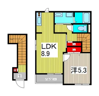 SAGITTARIA【2階】の間取り