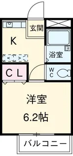 千葉ハイツII【1階】の間取り