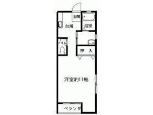 パロスおじま【1階】の間取り