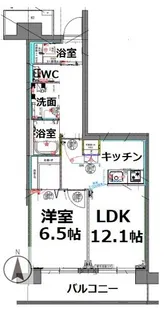 シティコート目黒I【8階】の間取り