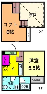 spade【1階】の間取り