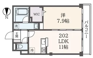 ダイワフラットIII【2階】の間取り