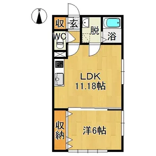 ピュアハウス【2階】の間取り