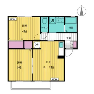 LaForet結城 B棟【2階】の間取り