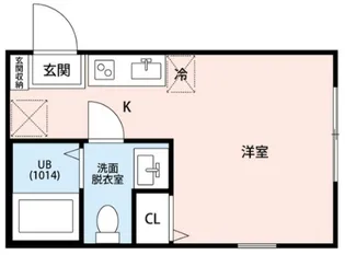 神奈川県横浜市神奈川区三ツ沢南町【アパート】の間取り