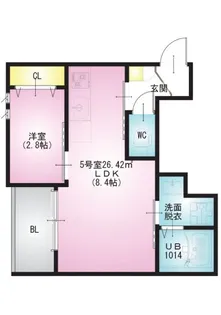 埼玉県さいたま市見沼区大和田町2【アパート】の間取り