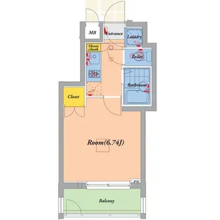 パレ・ホームズ石神井台【4階】の間取り