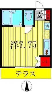パティオスクエア小金原 A棟【1階】の間取り