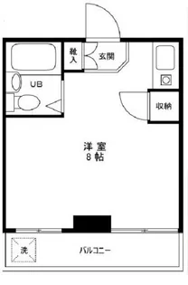 ルームふじ【3階】の間取り