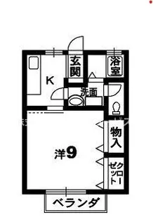 徳島県板野郡北島町鯛浜字大西【アパート】の間取り