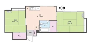 メルハイム石川台【1階】の間取り