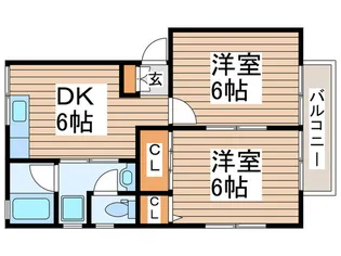 ヒルズメゾン南流山【2階】の間取り