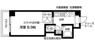 クレアール高野【3階】の間取り