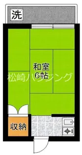 ハイツミハマ【2階】の間取り