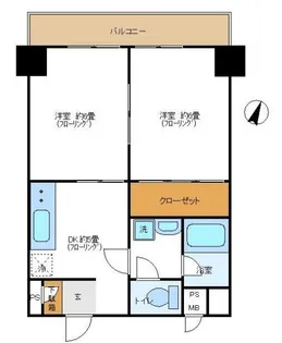 日興パレス南麻布【5階】の間取り